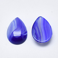 Natural Banded Agate/Striped Agate Cabochons&nbsp;G-T122-23C
