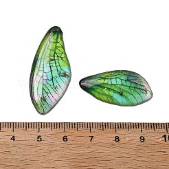 4Pcs Transparent Epoxy Resin Butterfly Wings Pendants&nbsp;RESI-C057-04D