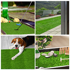 4Pcs Plastic Artificial Grass for Simulation Lawn&nbsp;AJEW-CN0004-67