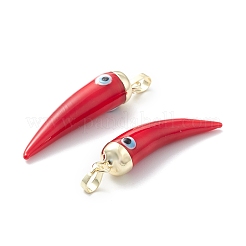 Handmade Evil Eye Lampwork Pendants&nbsp;LAMP-F031-01G