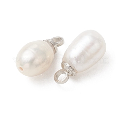 Natural Cultured Freshwater Pearl Pendants&nbsp;PALLOY-JF05438-02