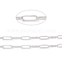 Tarnish Resistant 304 Stainless Steel Paperclip Chains&nbsp;CHS-H031-02P