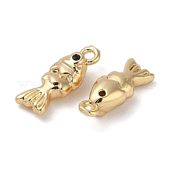 Brass Micro Pave Cubic Zirconia Pendants&nbsp;KK-U045-14G