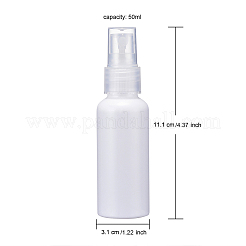 Transparent Round Shoulder Spray Bottle&nbsp;LS-MRMJ-WH0036-A02