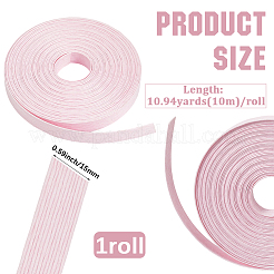 紙リボン  衣類用アクセサリー  ギフトデコレーション  ピンク  5/8インチ（15mm）  約10.94ヤード（10m）/ロール&nbsp;OCOR-WH20012-45B