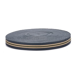ポリエステルグログランリボン  縞模様  きいろ  1-1/2インチ（38mm）  50ヤード/ロール（45.72メートル/ロール）&nbsp;OCOR-WH0063-33