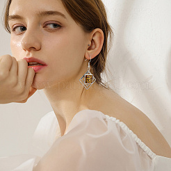 10Pairs 2 Styles Brass Dangle Earring Findings&nbsp;EJEW-GA00001