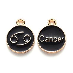 Alloy Enamel Pendants&nbsp;ENAM-SZ0001-27C-D