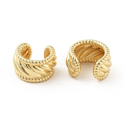 Brass Chunky Cuff Earrings for Men Women&nbsp;EJEW-B013-02