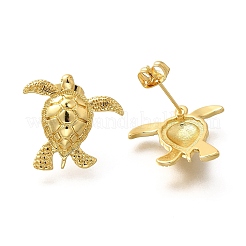 Brass Stud Earrings&nbsp;EJEW-B118-01G