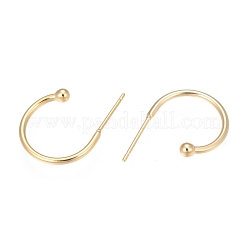 304 Stainless Steel Earring Hooks&nbsp;STAS-K211-01G-A