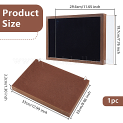 Wood Wall Mounted Badge Presentation Boxes&nbsp;ODIS-WH0331-15