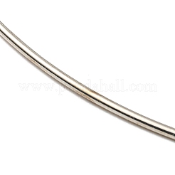変色しないスチールワイヤーヘアバンド金具  ステンレス鋼色  1.3mm  内径：117x133mm&nbsp;MAK-K021-09P