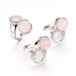 Mixed Gemstone Rings&nbsp;RJEW-G098-02A-P