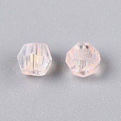 Transparent Spray Painted Glass Beads&nbsp;EGLA-N018-4mm-08