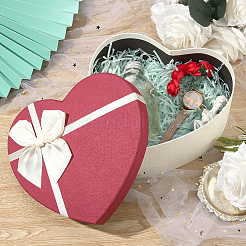 ハートキャンディーペーパーボックス  ギフト包装箱  結婚式のベビーシャワーのパーティーの好意のために  ブラウン  16~22x14~20.5x6~9cm  3個/セット&nbsp;CON-WH0008-14