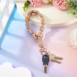 Cotton Braided Flower Pendant Decorations&nbsp;AJEW-TAC0030-032G-08