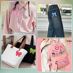 Bowknot Polyester Embroidery Sew on Appliques&nbsp;PATC-FG0002-58