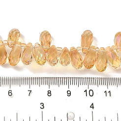 Electroplate Transparent Glass Beads Strands&nbsp;EGLA-B006-01A-FA01