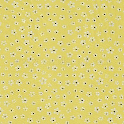 花柄プリントa4ポリエステル生地シート  自己粘着性の布地  衣類用アクセサリー  きいろ  30x21.5x0.03cm&nbsp;DIY-WH0158-63A-10