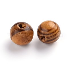 Round Natural Wood Beads&nbsp;WOOD-Q009-10mm-LF