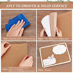 Self Adhesive Cork Sheets&nbsp;DIY-WH0430-454A
