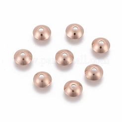 201 Stainless Steel Bead Caps&nbsp;STAS-F040-20A-RG