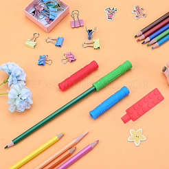 9Pcs 9 Styles Silicone Pencil Caps&nbsp;AJEW-GF0011-96