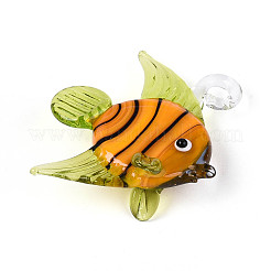 Handmade Lampwork Pendants&nbsp;LAMP-T025-02D