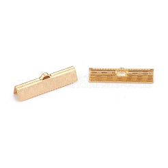 304 Stainless Steel Ribbon Crimp Ends&nbsp;STAS-P249-29A-G