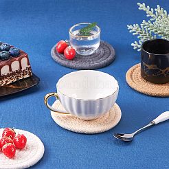 Cotton Thread Weave Hot Pot Holders&nbsp;DIY-NB0003-20
