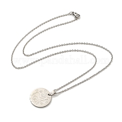 Non-Tarnish Constellation Pendant Necklaces&nbsp;NJEW-S422-04P-09