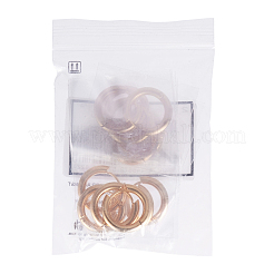Ion Plating(IP) Ring 304 Stainless Steel Huggie Hoop Earrings&nbsp;EJEW-L158-06G