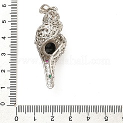 Natural Snowflake Obsidian Pendants&nbsp;G-F776-01P-04