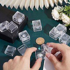 20Pcs Transparent Plastic Ring Viewer Magnifier Boxes&nbsp;CON-CA0001-024
