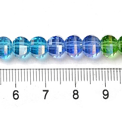 Electroplate Glass Beads Strands&nbsp;EGLA-C007-02