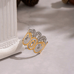 304 Stainless Steel Cuff Open Rings&nbsp;WG57FB1-01