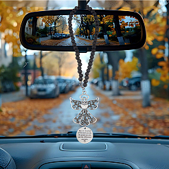 3Pcs Alloy Angel Pendant Decoration&nbsp;HJEW-WH00128