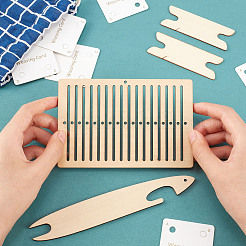 2 Sets 2 Styles Wooden Knitting Tools Set&nbsp;TOOL-GA0001-35