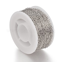 Tarnish Resistant 304 Stainless Steel Paperclip Chains&nbsp;CHS-F010-01A-P