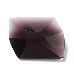 ポイントガラスラインストーンカボション  多面カット  ポリゴン  ミックスカラー  17x13x7.5~8mm&nbsp;GLAA-B012-48B