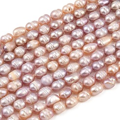 Natural Cultured Freshwater Pearl Beads Strands&nbsp;PEAR-F020-20B