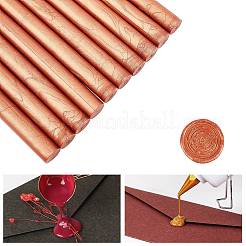シーリングワックススティック  レトロなビンテージワックスシーリングスタンプ用  砂茶色  135x11mm&nbsp;DIY-WH0003-G24