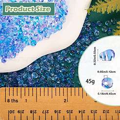 45G Transparent Baking Paint Glass Seed Beads&nbsp;SEED-SZ0001-028H