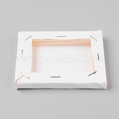 折りたたみ木製イーゼルスケッチパッドのセッティング  子供たちが教育玩具を学ぶ  長方形  ホワイト  9x7x1.1cm  12x7cm&nbsp;DIY-WH0077-C02