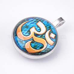 Glass Pendants&nbsp;X-GLAA-T005-01