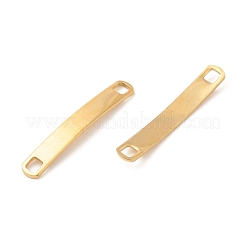 イオンプレーティング（IP）201ステンレス鋼リンクコネクター  長方形  ゴールドカラー  34x5x1mm  穴：3.9mm&nbsp;STAS-A056-05G