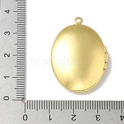 Brass Locket Pendants&nbsp;KK-Q019-19G