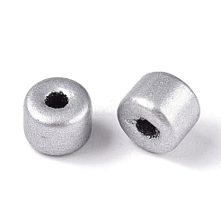 ベーキングペイント パールガラス シードビーズ  丸い穴  シリンダー  ゲインボロ  4x5.5mm  穴：1.8mm  約2500個/ポンド&nbsp;SEED-T008-03T