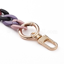 Opaque Spray Painted Acrylic Chains Bag Handles&nbsp;AJEW-BA00068-01
